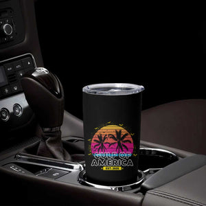 Welcome To America's Gulf Tumbler Cup Est 2025 Retro Vintage Summer Vibes TS10 Print Your Wear