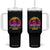 Welcome To America's Gulf Tumbler With Handle Est 2025 Retro Vintage Summer Vibes TS10 One Size: 40 oz Black Print Your Wear