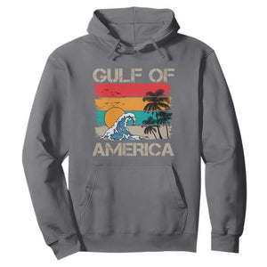 Gulf Of USA Hoodie Funny Beach Summer Vacation Retro Vintage TS10 Charcoal Print Your Wear
