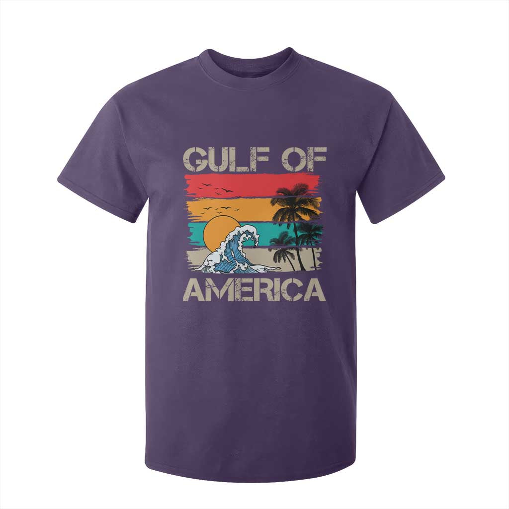 Gulf Of USA T Shirt For Kid Funny Beach Summer Vacation Retro Vintage TS10 Purple Print Your Wear