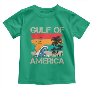 Gulf Of USA Toddler T Shirt Funny Beach Summer Vacation Retro Vintage TS10 Irish Green Print Your Wear