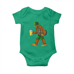 St Patricks Day Bigfoot Baby Onesie Sasquatch Beer Funny Party Shamrock TS10 Irish Green Print Your Wear