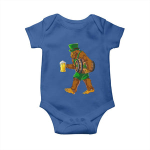 St Patricks Day Bigfoot Baby Onesie Sasquatch Beer Funny Party Shamrock TS10 Royal Blue Print Your Wear