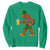 St Patricks Day Bigfoot Sweatshirt Sasquatch Beer Funny Party Shamrock TS10 Irish Green Print Your Wear