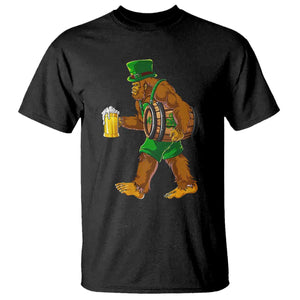 St Patricks Day Bigfoot T Shirt Sasquatch Beer Funny Party Shamrock TS10 Black Print Your Wear