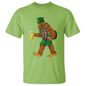 St Patricks Day Bigfoot T Shirt Sasquatch Beer Funny Party Shamrock TS10 Lime Print Your Wear