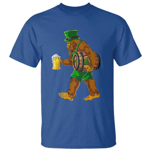 St Patricks Day Bigfoot T Shirt Sasquatch Beer Funny Party Shamrock TS10 Royal Blue Print Your Wear