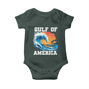 Gulf Of USA America Baby Onesie President Trump 2025 Funny Gulf Mexico Summer Vibes TS10 Print Your Wear
