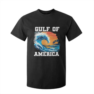 Gulf Of USA America T Shirt For Kid President Trump 2025 Funny Gulf Mexico Summer Vibes TS10 Black Print Your Wear