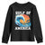 Gulf Of USA America Youth Sweatshirt President Trump 2025 Funny Gulf Mexico Summer Vibes TS10 Black Print Your Wear