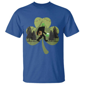 St Patricks Day Bigfoot T Shirt Sasquatch Irish Beer Lovers Shamrock Clover Leaf TS10 Royal Blue Print Your Wear