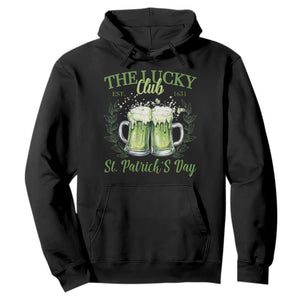 Irish Cat Eating Ramen Noodles Cute Anime St Patrick's Day Hoodie The Lucky Club TS10 Black Print Your Wear