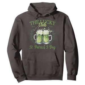 Irish Cat Eating Ramen Noodles Cute Anime St Patrick's Day Hoodie The Lucky Club TS10 Dark Chocolate Print Your Wear