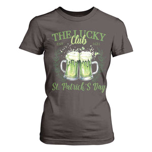 Irish Cat Eating Ramen Noodles Cute Anime St Patrick's Day T Shirt For Women The Lucky Club TS10 Dark Chocolate Print Your Wear