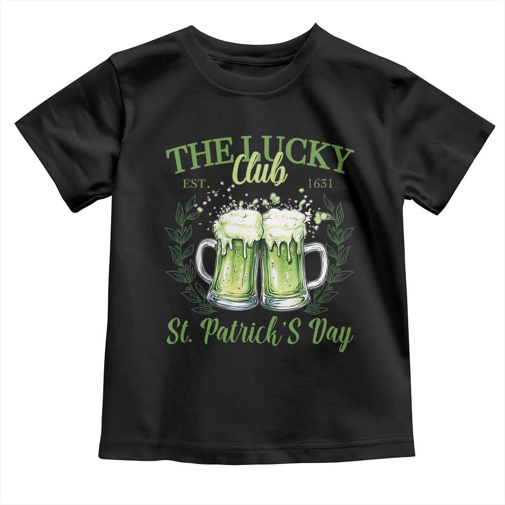 Irish Cat Eating Ramen Noodles Cute Anime St Patrick's Day Toddler T Shirt The Lucky Club TS10 Black Print Your Wear