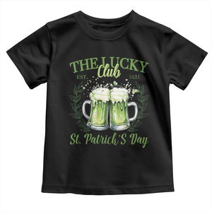 Irish Cat Eating Ramen Noodles Cute Anime St Patrick's Day Toddler T Shirt The Lucky Club TS10 Black Print Your Wear