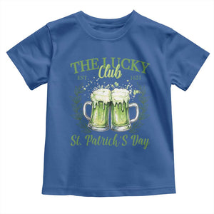 Irish Cat Eating Ramen Noodles Cute Anime St Patrick's Day Toddler T Shirt The Lucky Club TS10 Royal Blue Print Your Wear