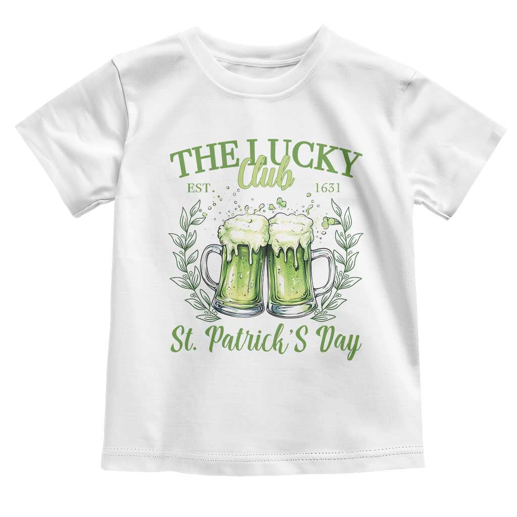 Irish Cat Eating Ramen Noodles Cute Anime St Patrick's Day Toddler T Shirt The Lucky Club TS10 White Print Your Wear