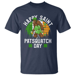 St Patricks Day Bigfoot T Shirt Irish Shamrock Sasquatch Beer Lovers TS10 Navy Print Your Wear