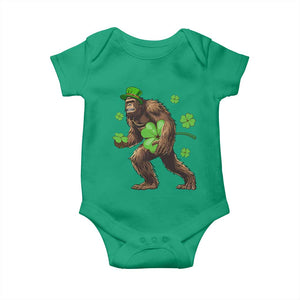 St Patricks Day Bigfoot Baby Onesie Funny Sasquatch Shamrock TS10 Irish Green Print Your Wear