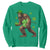 St Patricks Day Bigfoot Sweatshirt Funny Sasquatch Shamrock TS10 Irish Green Print Your Wear