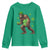 St Patricks Day Bigfoot Youth Sweatshirt Funny Sasquatch Shamrock TS10 Irish Green Print Your Wear