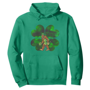 St Patricks Day Lucky Shamrock Bigfoot Hoodie Funny Sasquatch Irish TS10 Irish Green Print Your Wear