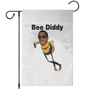 Bee Diddy Garden Flag Dark Humor Internet Meme Brainrot Gen Z TS10 White Print Your Wear