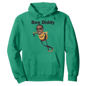 Bee Diddy Hoodie Dark Humor Internet Meme Brainrot Gen Z TS10 Irish Green Print Your Wear