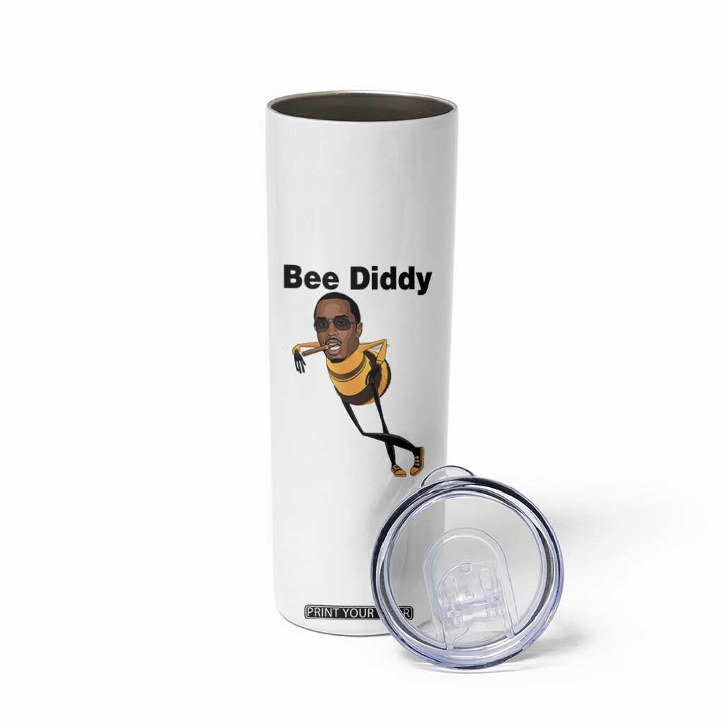 Bee Diddy Skinny Tumbler Dark Humor Internet Meme Brainrot Gen Z TS10 Print Your Wear