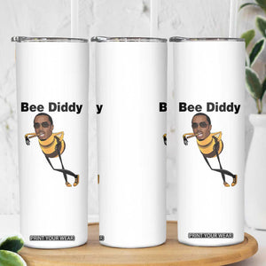 Bee Diddy Skinny Tumbler Dark Humor Internet Meme Brainrot Gen Z TS10 Print Your Wear