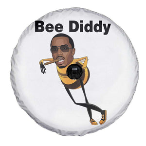 Bee Diddy Spare Tire Cover Dark Humor Internet Meme Brainrot Gen Z TS10 Print Your Wear