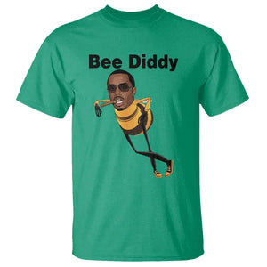 Bee Diddy T Shirt Dark Humor Internet Meme Brainrot Gen Z TS10 Irish Green Print Your Wear