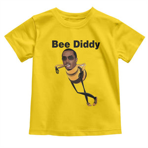 Bee Diddy Toddler T Shirt Dark Humor Internet Meme Brainrot Gen Z TS10 Daisy Print Your Wear