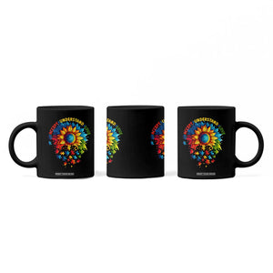 Autism Acceptance Sunflower Puzzle Coffee Mug Accept Understand Love ASD TS10 Print Your Wear