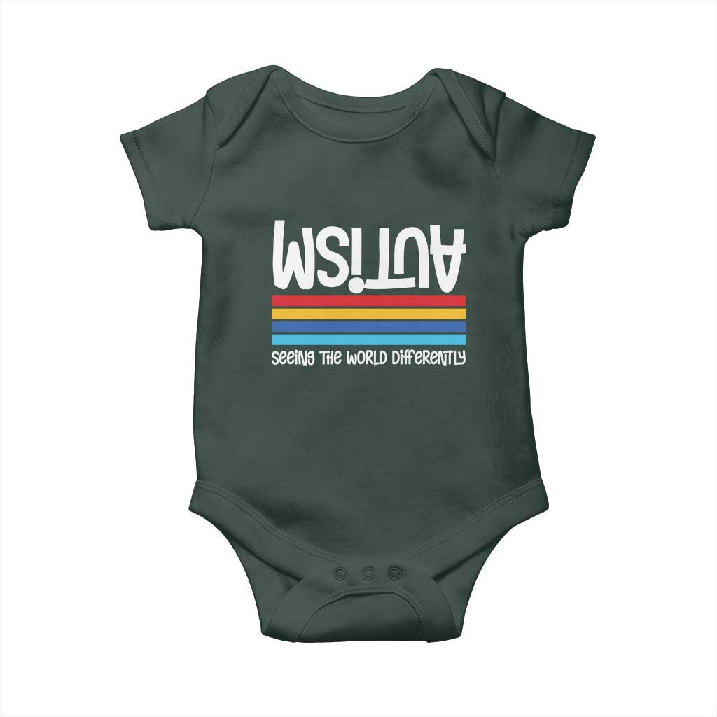Autism Awareness Baby Onesie Seeing the World Differently ASD Month Support TS10 Print Your Wear