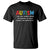 Autism Awareness T Shirt Different Makes You Beautiful ASD Month Support TS10 Black Print Your Wear