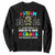 Autism Mom Sweatshirt Raising Hero Messy Bun Autism Awareness TS10 Black Print Your Wear