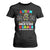 Autism Mom T Shirt For Women Raising Hero Messy Bun Autism Awareness TS10 Black Print Your Wear