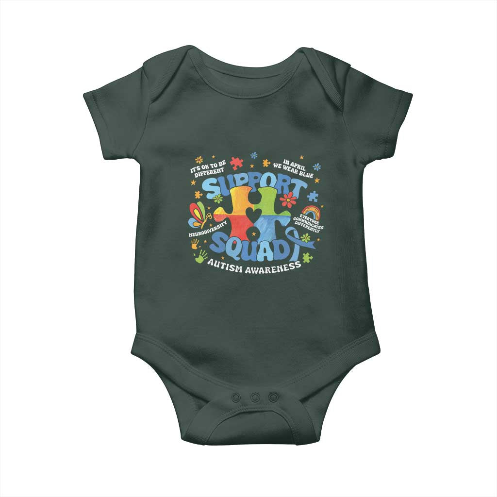 Autism Awareness Support Squad Baby Onesie TS10 Print Your Wear