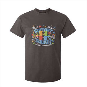Autism Awareness Support Squad T Shirt For Kid TS10 Dark Chocolate Print Your Wear