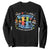 Autism Awareness Support Squad Sweatshirt TS10 Black Print Your Wear