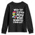Autism Awareness Youth Sweatshirt Why Fit In When You Were Born To Stand Out Autistic Pride TS10 Black Print Your Wear