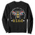 Autism Awareness Sweatshirt In A World Where You Can Be Anything Bee Kind Puzzle Pieces TS10 Black Print Your Wear