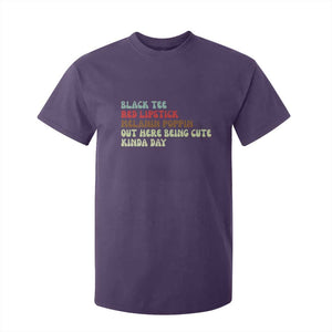 Melanin Poppin Black Girl Pride T Shirt For Kid Funny Juneteenth Saying Afro Black Women Queen TS10 Purple Print Your Wear