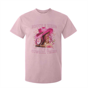 Boots and Bling Its A Cowgirl Thing Western Cowgirl T Shirt For Kid TS10 Light Pink Print Your Wear