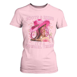 Boots and Bling Its A Cowgirl Thing Western Cowgirl T Shirt For Women TS10 Light Pink Print Your Wear
