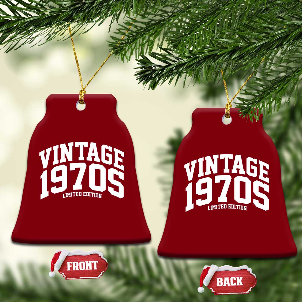 Vintage 1970s Limited Edition Ceramic Ornament Vintage Varsity Funny Cool 1970 Theme TS10 Print Your Wear