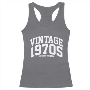 Vintage 1970s Limited Edition Racerback Tank Top Vintage Varsity Funny Cool 1970 Theme TS10 Charcoal Print Your Wear