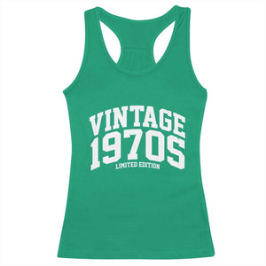 Vintage 1970s Limited Edition Racerback Tank Top Vintage Varsity Funny Cool 1970 Theme TS10 Irish Green Print Your Wear